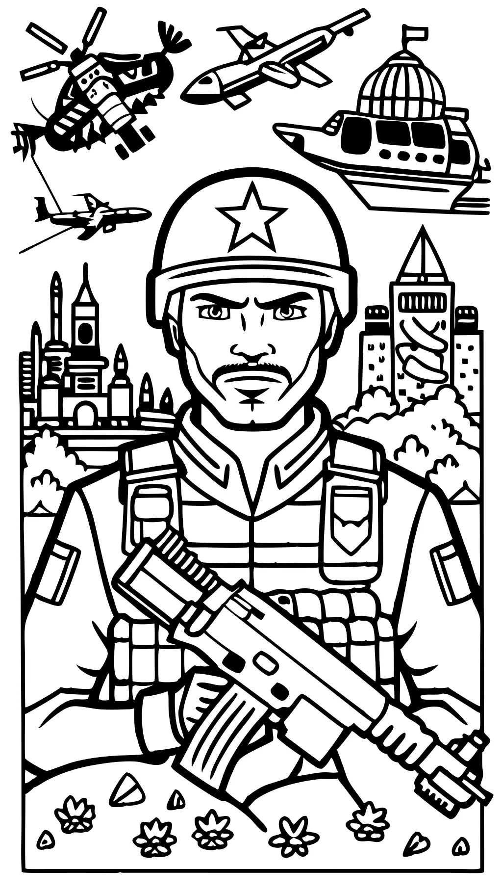 call of duty coloring pages